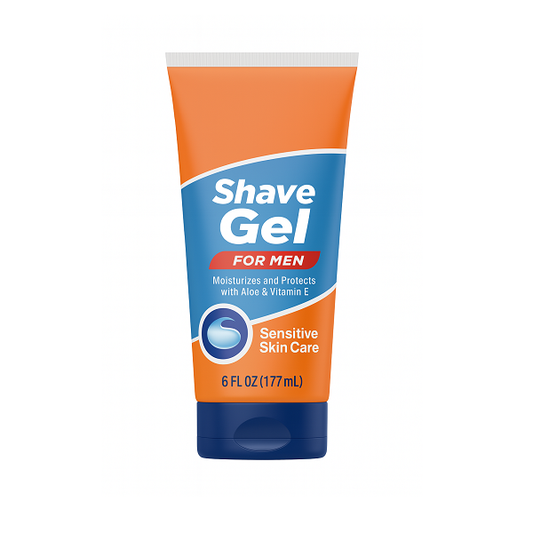 Men’s Shave Gel – Thick, Creamy Lather for Sensitive Skin with Moisturizing, Oil-Free Formula