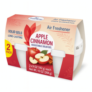 Apple & Cinnamon Adjustable Air Freshener – Spiced Scent Solid Odor Neutralizer