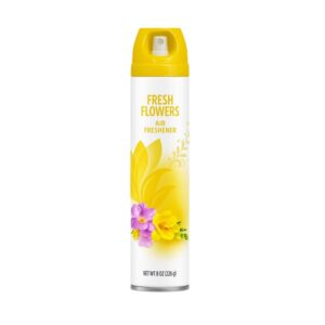 Fresh Flowers Aerosol Air Freshener – Floral Scent Spray for Instant Freshness