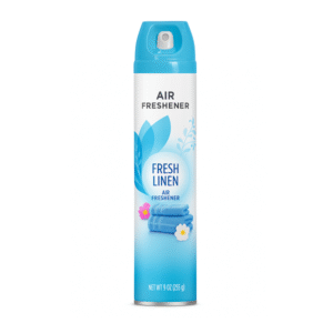 Fresh Linen Aerosol Air Freshener – Clean Laundry Scent Odor Remover Spray