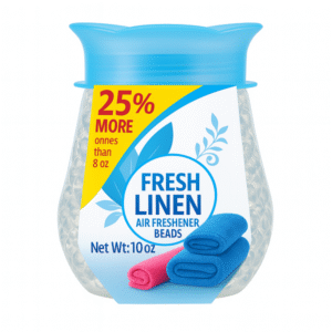 Fresh Linen Pearl Beads Air Freshener – Clean Laundry Scent Odor Neutralizer