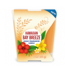 Hawaiian Bay Breeze Highly Fragranced Candle