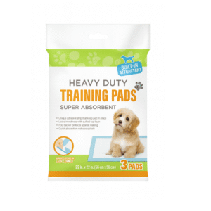 Heavy Duty Puppy Training Pads with Built-in Attractant – Leak-Proof & Adhesive-Backed for Easy Housetraining
