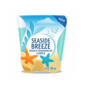 Seaside Breeze Highly Fragranced Candle