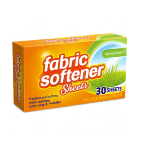 Spring Fresh Fabric Softener Dryer Sheets – Static Control & Wrinkle-Free Softness