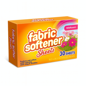 Wildflowers Fabric Softener Dryer Sheets – Color-Safe Fresh Scent with Lint-Repelling Power